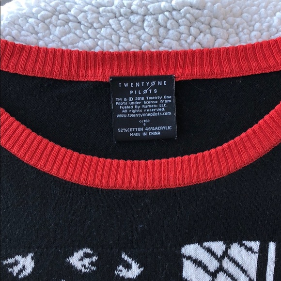 Twenty One Pilots Sweater-Dress/High-Low Sweater - Picture 3 of 4